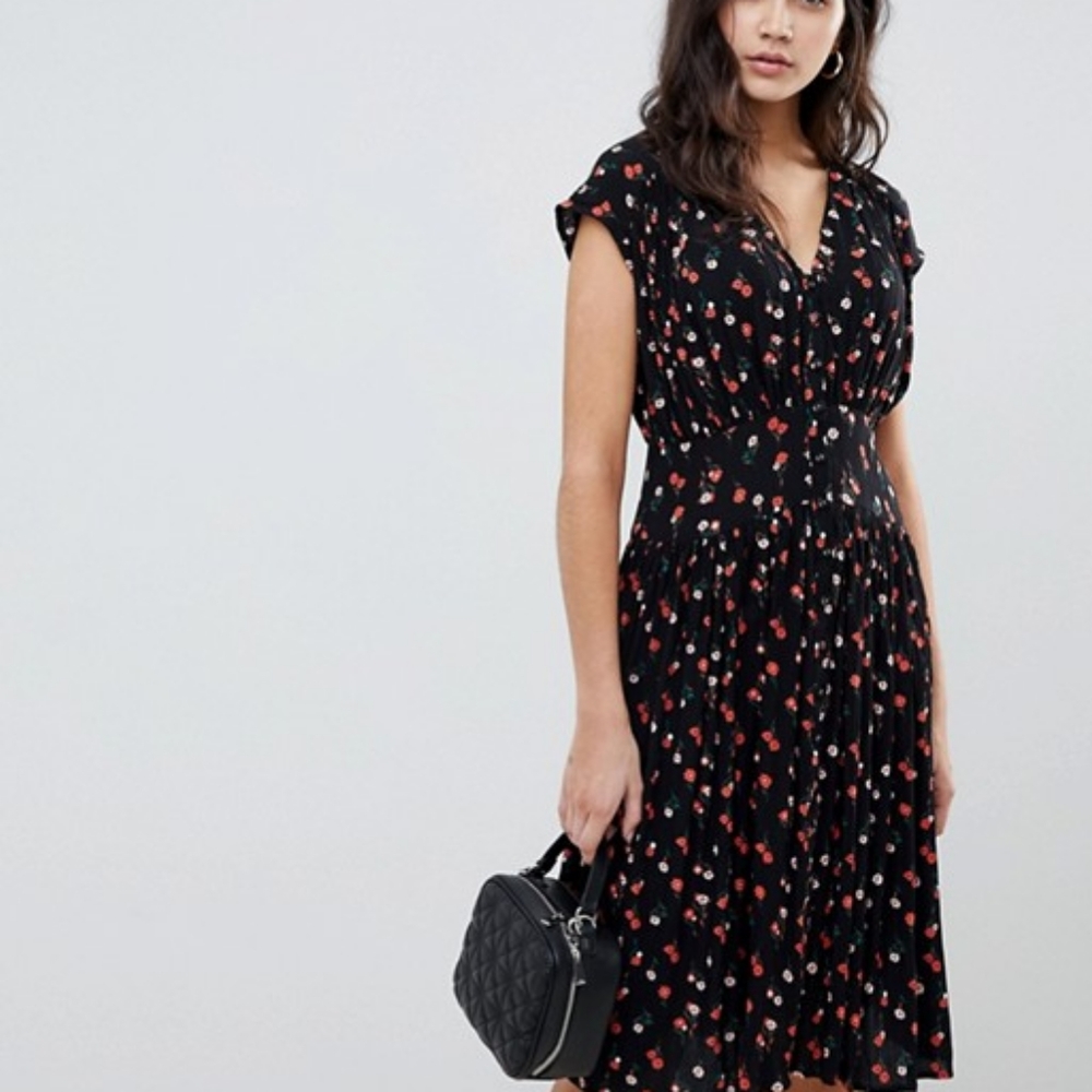 ASOS midi dress in ditsy floral